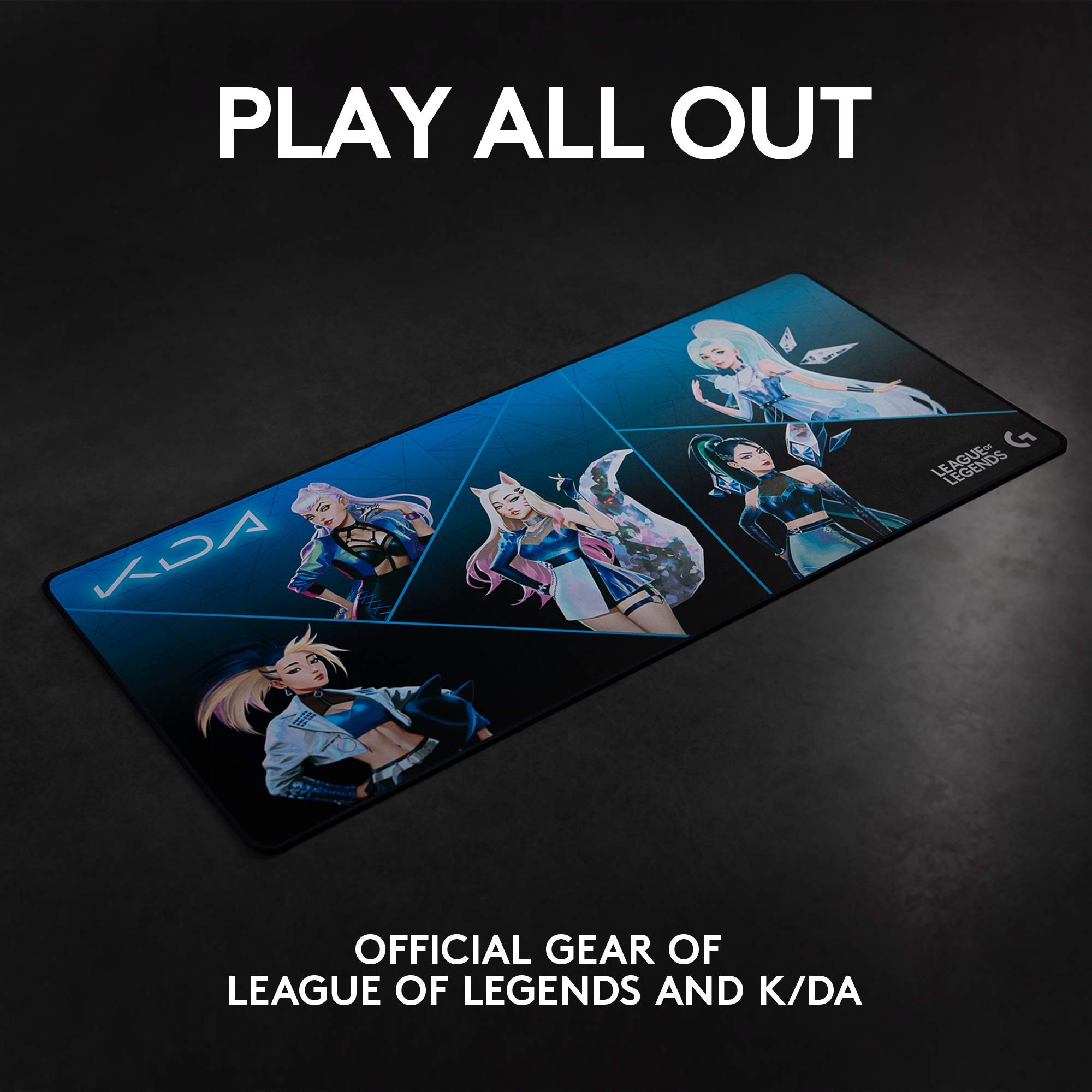 Logitech G840 K/DA XL Cloth Gaming Mouse Pad - 0.12 in Thin